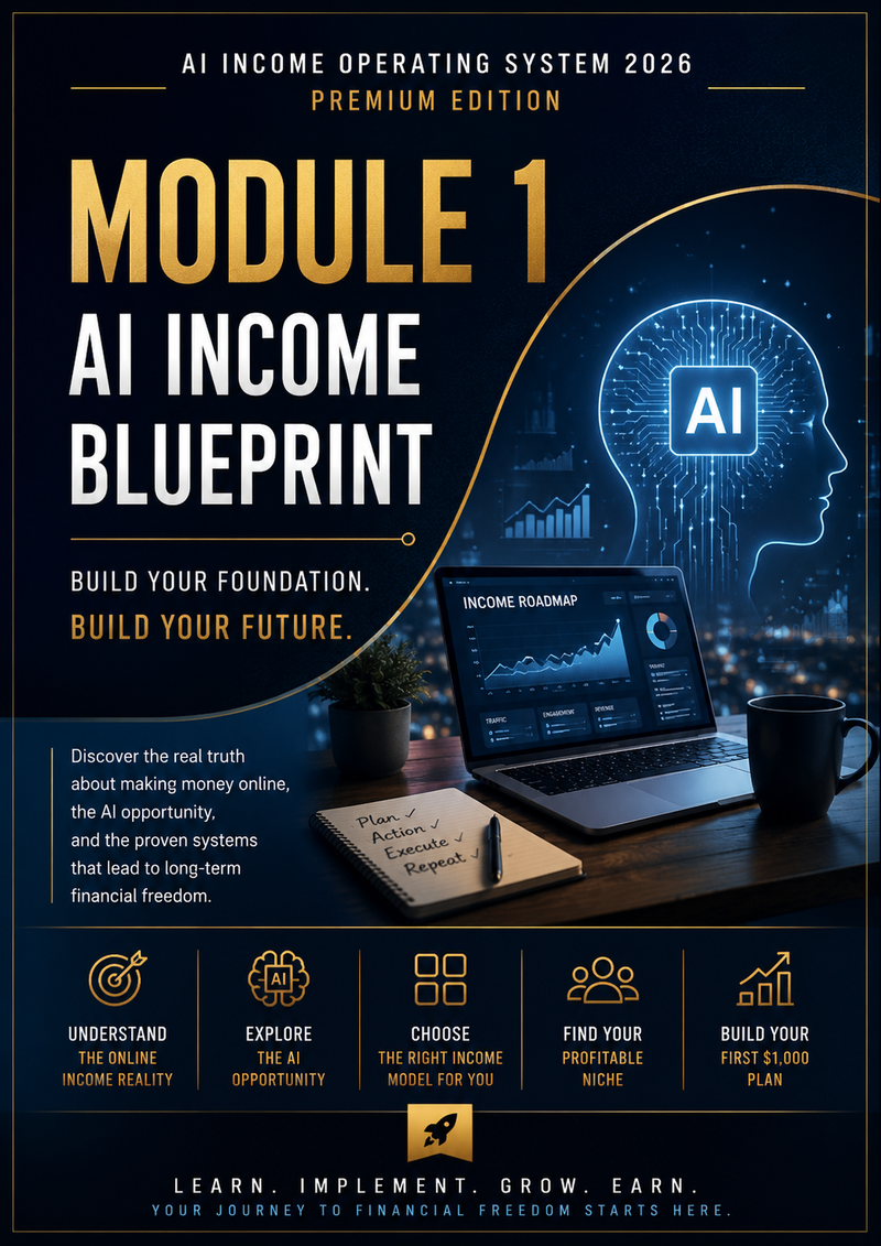 AI Income Operating System 2026 – Premium Edition-Module 1
