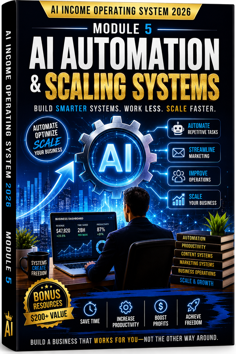 AI Income Operating System 2026 – Premium Edition Module 5