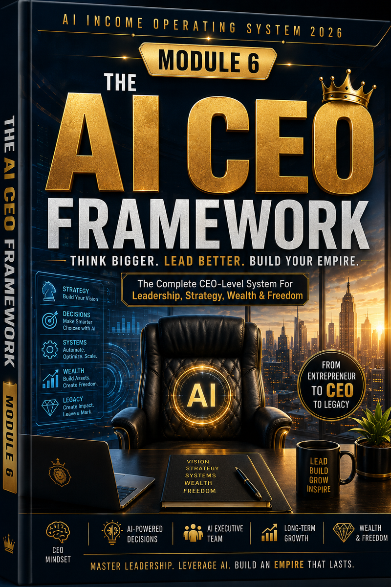 AI Income Operating System 2026 – Premium Edition Module 6